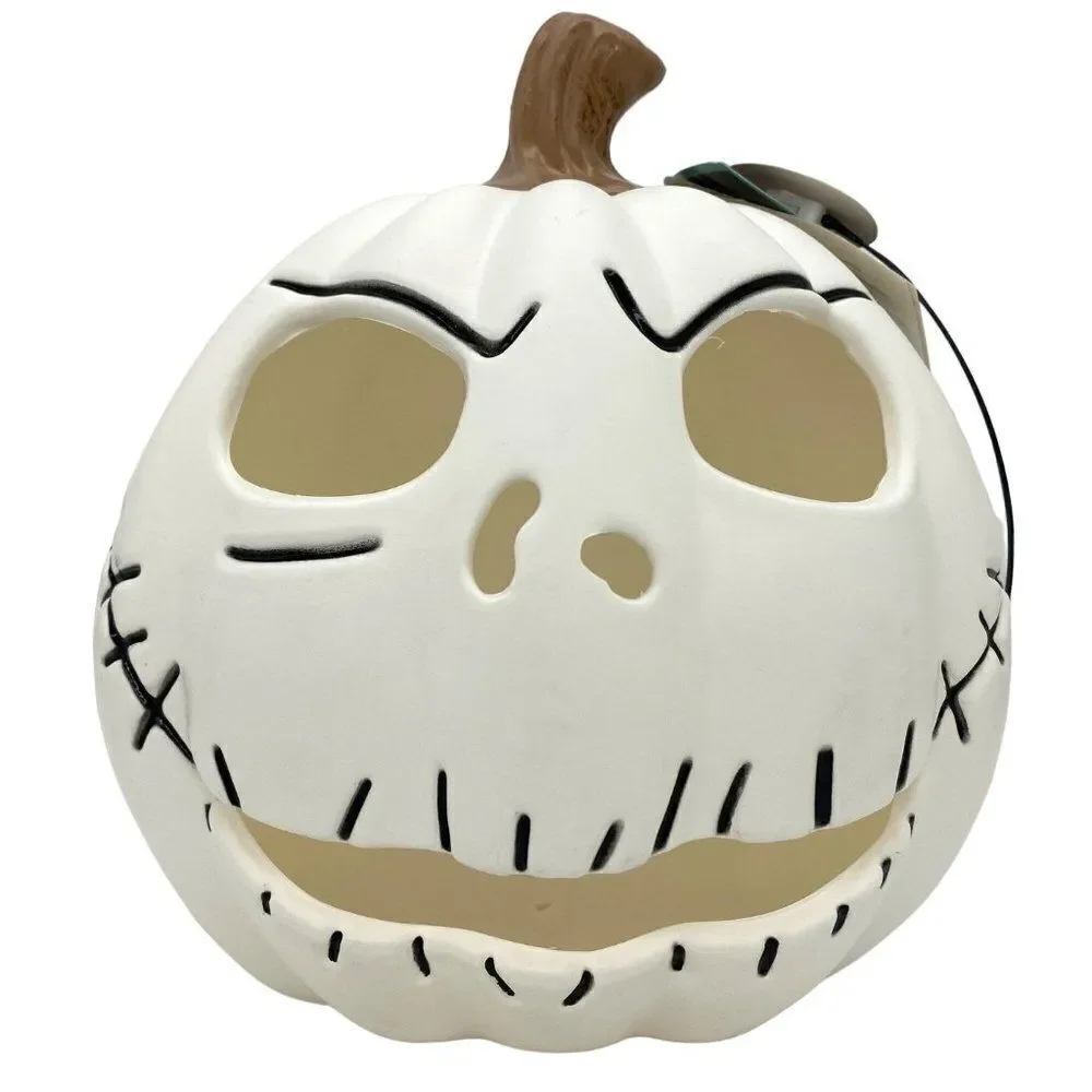 Disney Nightmare Before Christmas Jack Skellington Light Up Blow Mold Pumpkin